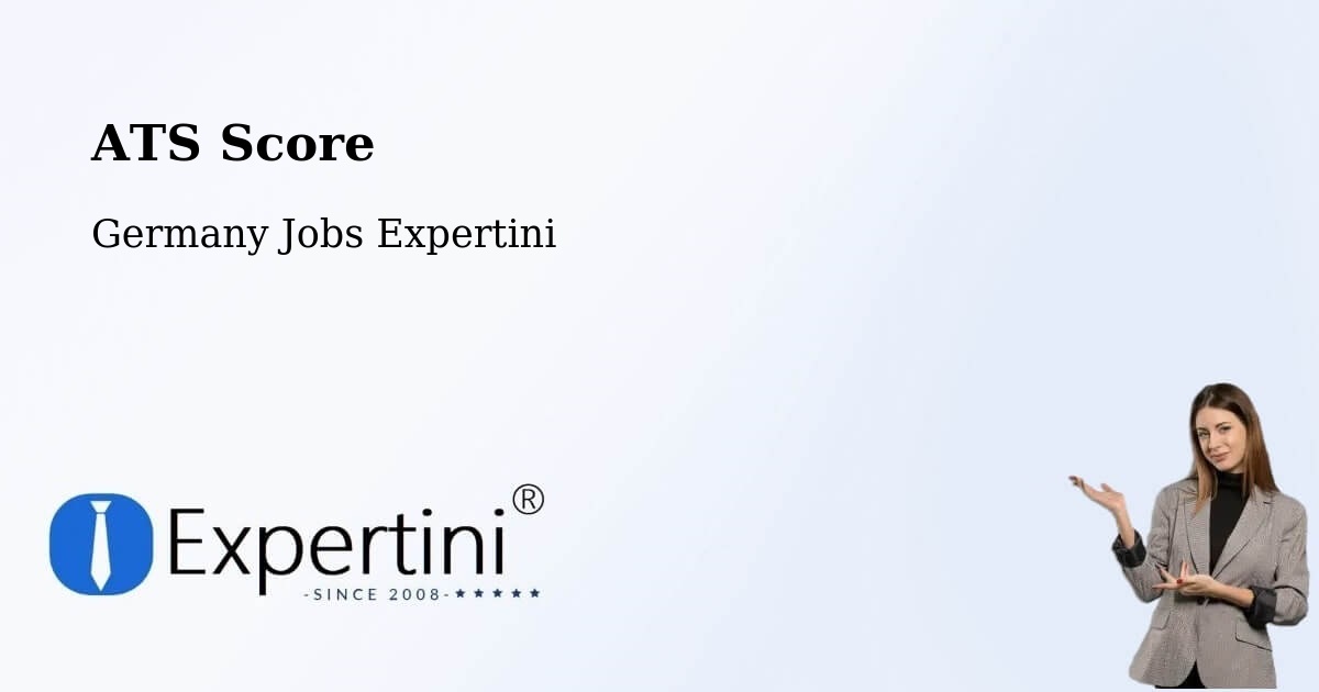 Resume ATS Score & Job Description Match Tool – Genthin - Germany Jobs Expertini