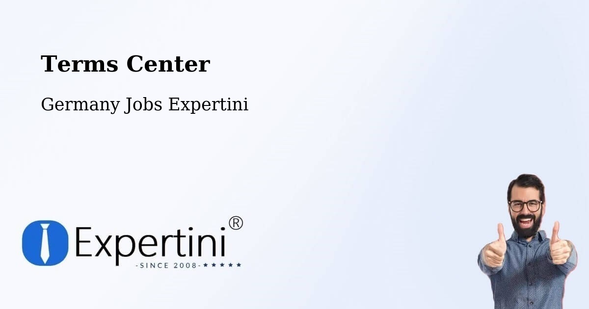 Terms of Service – Genthin - Germany Jobs Expertini